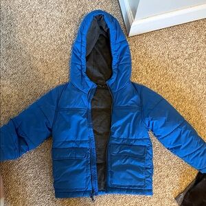 DSG Kids Blue Puffer Jacket with Hood